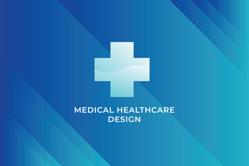 Blue healthcare and medical science background Free Vector