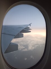 view from airplane window