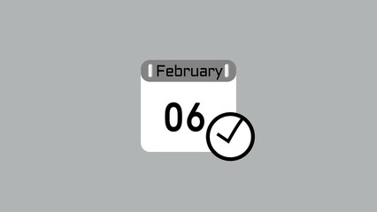 Calendar icon.  Calendar time and date illustration.