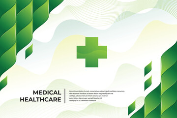 Blue healthcare and medical science background Free Vector