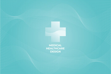 Blue healthcare and medical science background Free Vector