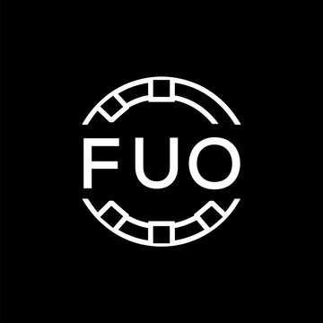 FUO &ldquo;Modern FVA Monogram Logo Design,  FUO Later Logo , Sleek Minimalist Letter mark in Circle, High-Contrast Branding Concept&rdquo;
