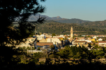 VISTA DE LA POBLACIÓN DE ALGIMIA DE ALFARA. VALENCIA. ESPAÑA