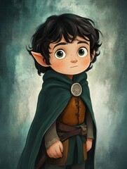 Lord of the ring character, cute illustration