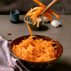 Marinated carrots Korean salad
