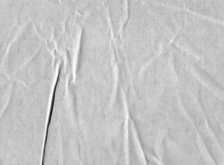 Creased paper texture overlay effect, png wrinkled paper surface