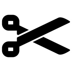 cut, trim, scissor tool icon