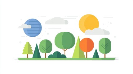 Fototapeta premium Climate Modeling : Climate forecast visuals using data visualization and earth systems promoting climate science 