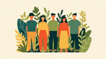 Eco Volunteer : Local ecosystems protected through green advocacy and citizen action representing environmental stewardship 
