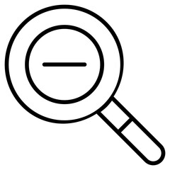 zoom out button icon vector