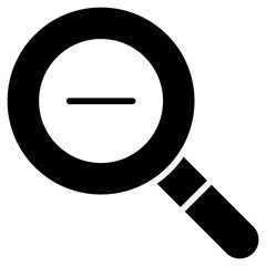 zoom out button icon vector