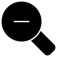 zoom out button icon vector