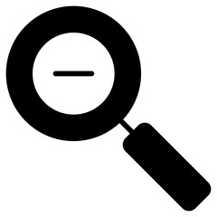 zoom out button icon vector
