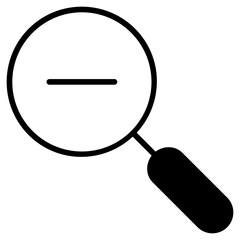 zoom out button icon vector