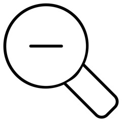 zoom out button icon vector