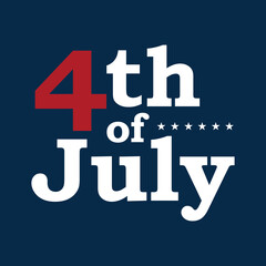 Patriotic 4th of July USA Banner Design