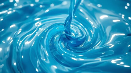 3D pastel slime being slowly squeezed and stretched, shimmering light reflections shifting across its surface. suitable for wallpaper or commercial use