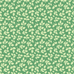 Fototapeta premium pattern with a small pattern of leaves. vector illustration