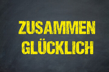 Zusammen glücklich	
