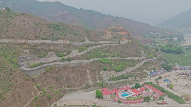 Footage showcases a flowing river, hillside resorts, and lush mountain views along the Banepa&ndash;Bardibas route, reflecting the natural beauty and growing tourism potential of central Nepal.