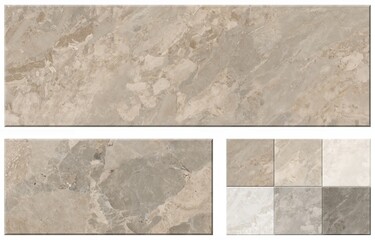 Timeless Beige and Gray Natural Stone Texture Porcelain Wall and Floor Tiles	