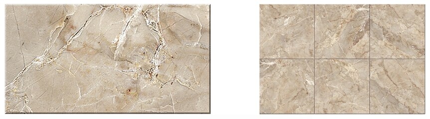 Natural Stone Tile With Veining and Speckled Texture	