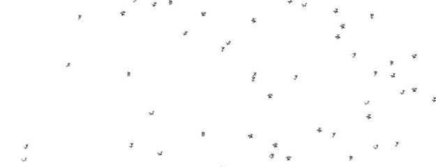 Stars - Holiday golden decoration, glitter frame isolated -