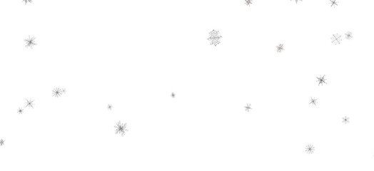 Festive Snowstorm: Magnificent 3D Illustration Showcasing Falling Christmas Snowflakes