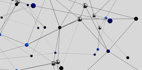Stock photo of a complex network.  Ideal for technology, connection, and communication concepts.
