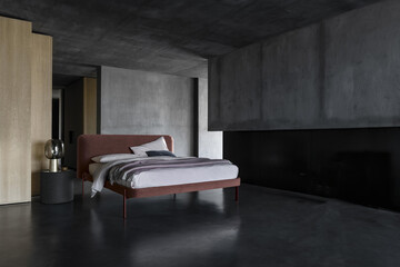 Modern luxury bedroom interior