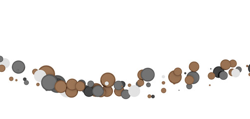  Colorful confetti on white background