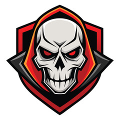 Intense Skull Mascot Emblems