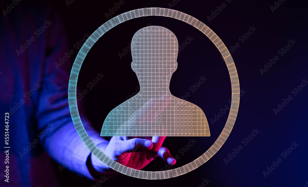 Aufkleber Secure your online presence with robust digital identity management. Protect your data and privacy.