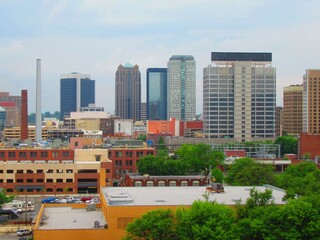 view of downtown Birmingham Alabama USA 
