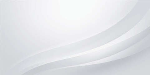 Minimal white and gray abstract gradient background with clean smooth flow

