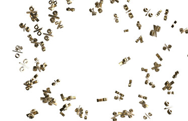 Blurred sale background.