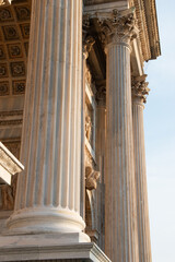 The Arco della Pace in Corso Sempione, a triumphal arch in Milan, Lombardy region, Italy.