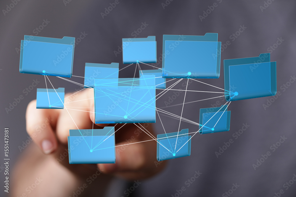 Aufkleber Seamless data access. Secure cloud storage. Efficient file sharing. Boost productivity.