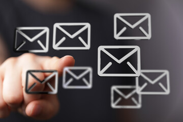 Efficiently manage your inbox.  Streamline email workflow with this image.