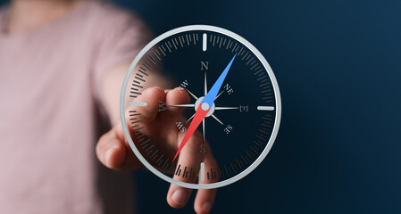 Find your direction with this digital compass.  Ideal for navigation, exploration, and direction...
