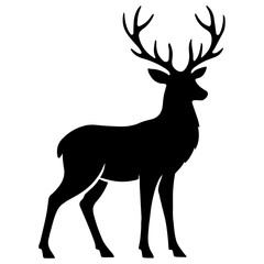 Obraz premium deer vector illustration