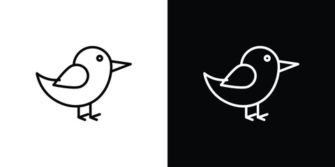 Bird icon vector, Symbol, logo illustrations