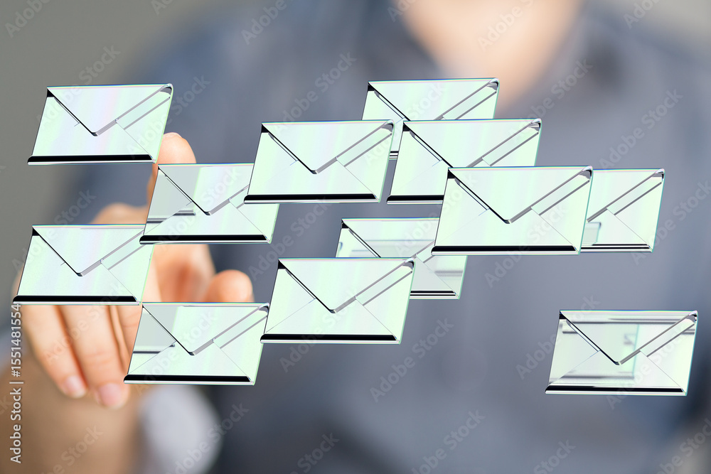 Poster Efficient email management solutions for busy professionals.  Streamline your inbox and boost productivity.