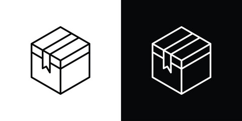 Boxes icon vector, Symbol, logo illustrations