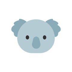 Cute vector illustration of Koala head