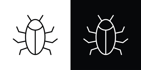 Bugs icon vector, Symbol, logo illustrations