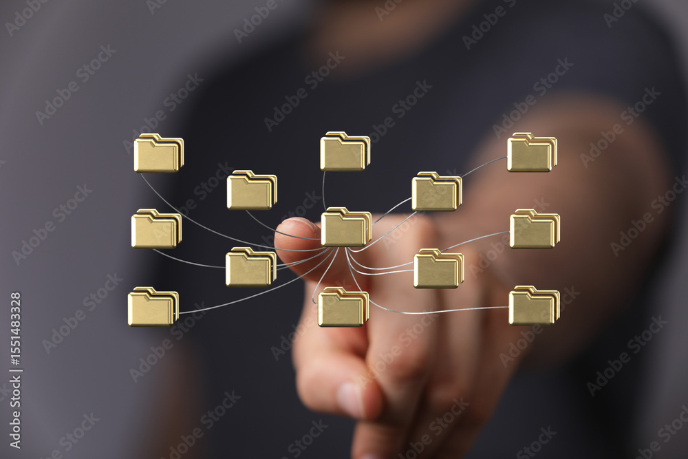 Aufkleber Efficiently manage and share your files across a secure network.  Boost collaboration and productivity.