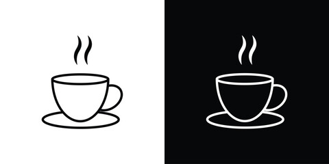 Coffee icon vector, Symbol, logo illustrations