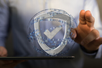 Protecting your data with advanced cybersecurity measures.  Ensuring digital safety and online...