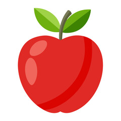 Modern Yellow Kei Apple Vector Art Isolated